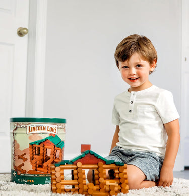 Lincoln Logs | Bouw & creëer - Klassieke houten constructieset